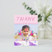 フォトピンクバブルガーリー子供の誕生日パーティー (スタンド正面)