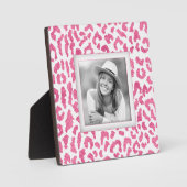 フォトピンクヒョウ縁ど フォトプラーク (正面)