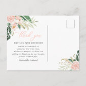 フォトピンクフローラエレガントの誕生 案内ポストカード (裏面)