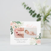 フォトピンクフローラエレガントの誕生 案内ポストカード (スタンド正面)