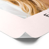 フォトピンクモダンのウェディングレセプションへようこそ ポスター (角)