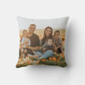 フォトピーチグリーンフローラハッピーマザーズデイ クッション (裏面)