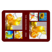 フォトファミリコラージュテンプレート マグネット (横)