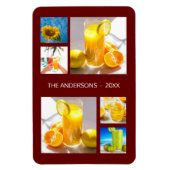 フォトファミリコラージュテンプレート マグネット (縦)