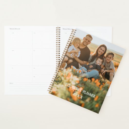 フォトファミリーのフォトドッグフォトキッズフォトの追加 プランナー手帳 (ディスプレー)