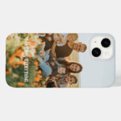 フォトファミリーのフォトドッグフォトキッズフォトの追加 Case-Mate iPhoneケース (裏面 (横))