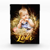 フォトファミリーの子どもの愛のスクリプト フォトブロック (正面)