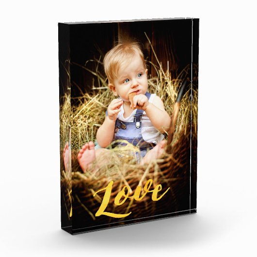 フォトファミリーの子どもの愛のスクリプト フォトブロック (左)