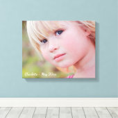 フォトファミリーイメージ キャンバスプリント (インサイチュ (ウッドフロア))