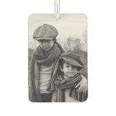 フォトファミリーカスタムのパーソナライズ カーエアーフレッシュナー (裏面)