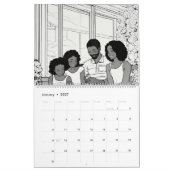 フォトファミリーカレンダー カレンダー (1月 2027)
