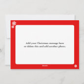 フォトファミリークリスマスカード6枚 シーズンカード (裏面)