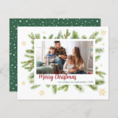 フォトファミリークリスマスホリデーズキープサケ (正面/裏面)