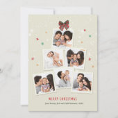 フォトファミリーツリークリスマス シーズンカード (正面)