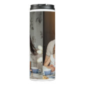 フォトファミリーパーソナライズされた写真の追加 タンブラー (裏面)