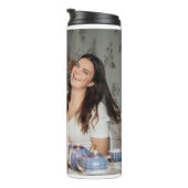 フォトファミリーパーソナライズされた写真の追加 タンブラー (回転右)