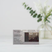 フォトファントム背景テンプレート 名刺 (スタンド正面)