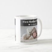 フォトファースト・マザーの日のモダンママ名かわいい コーヒーマグカップ (正面右)