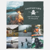 フォトファ数々のミリー写真 フリースブランケット (正面)