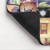 フォトフィルカッコいいターヒップスターのコラージュ マウスパッド (コーナー)