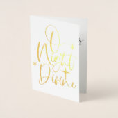 フォトフォイルカスタム宗教クリスマスカードなし 箔カード (正面)