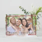 フォトフォイルフレームメリークリスマス シーズンカード (スタンド正面)