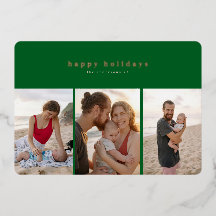 フォトフォイル数々のプレスモダンフォトカード