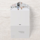 フォトフォイル結婚の全てを1つの招待状に追加 オールインワン招待状 (外側)