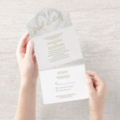 フォトフォイル結婚の全てを1つの招待状に追加 オールインワン招待状 (切り取り部)