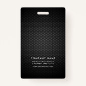 フォトフォトグラファーのプレスバッジ バッジ (裏面)