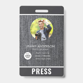 フォトフォトグラファーのプレスバッジ バッジ
