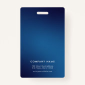 フォトフォトグラファーのプレスバッジ バッジ (裏面)