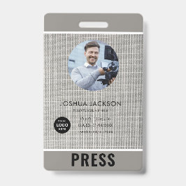 フォトフォトグラファーのプレスバッジ バッジ