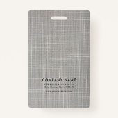 フォトフォトグラファーのプレスバッジ バッジ (裏面)