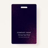 フォトフォトグラファーのプレスバッジ バッジ (裏面)