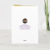 フォトフォトパーソナライズされたアニバーサリーカード カード (裏面)