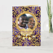 フォトフォトパーソナライズされたアニバーサリーカード カード (正面)