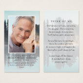 フォトフォレスト記念祈りの言葉カード (正面&裏面)