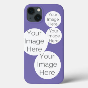 フォトフォンケースの紫色の作成 iPhone 13ケース