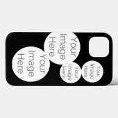 フォトフォンケースを黒に設定する Case-Mate iPhoneケース (裏面 (横))