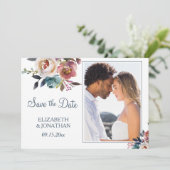 フォトフォーマルダスティブルーワインブルゴーニュフローラ セーブザデート (スタンド正面)