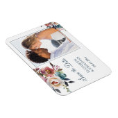 フォトフォーマルダスティブルーワインブルゴーニュフローラ マグネット (右側)