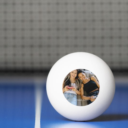 フォトフパーソナライズされた最高のィンズフォーエバーカスタム 卓球ボール (ネット)