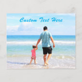 フォトフライヤーとカスタム文字 チラシ (裏面)