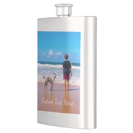 フォトフラスコとカスタム文字 フラスク (左)