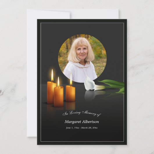 フォトフラットサンキューカードのメモリ サンキューカード (正面)