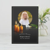 フォトフラットサンキューカードのメモリ サンキューカード (スタンド正面)