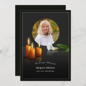 フォトフラットサンキューカードのメモリ サンキューカード (正面/裏面)