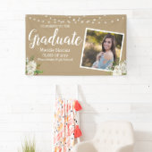 フォトフラワーストリングライツタン卒業 横断幕 (インサイチュ)