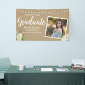 フォトフラワーストリングライツタン卒業 横断幕 (トレードショー)